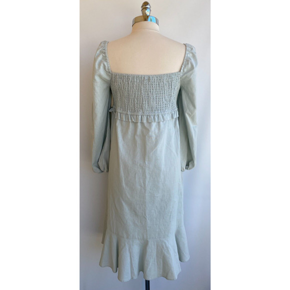 NWT 7 For All Mankind Linen Cotton midi dress L - Picture 6 of 10